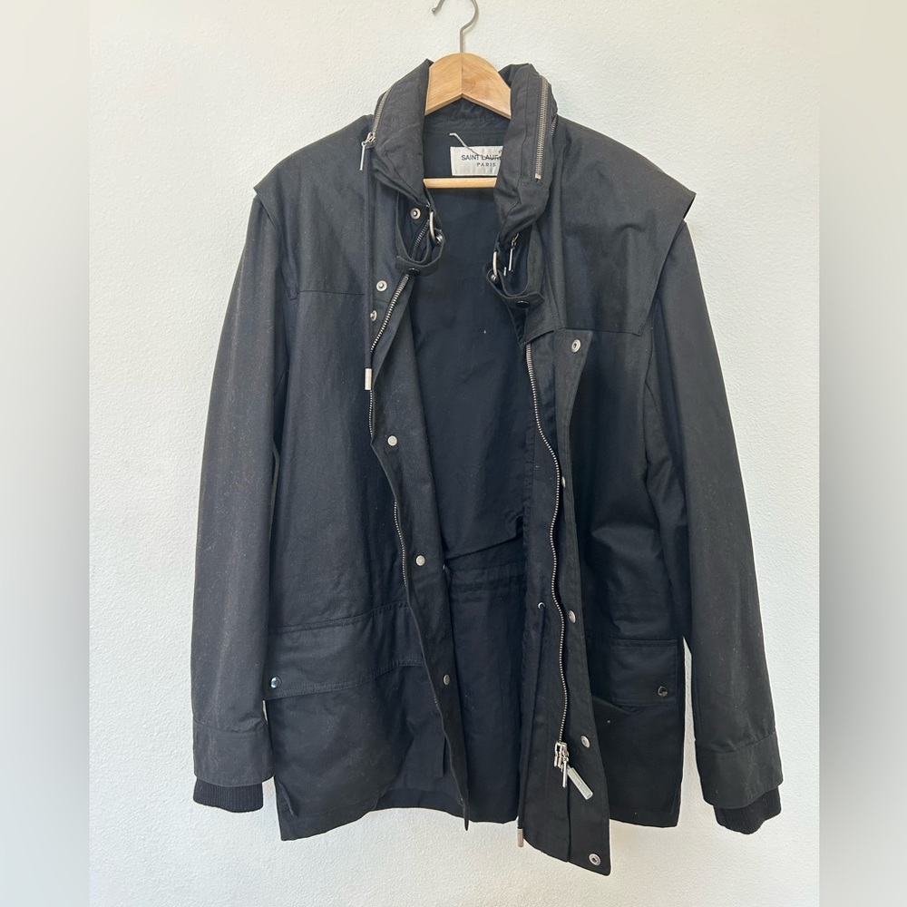 Saint Laurent Black Parka